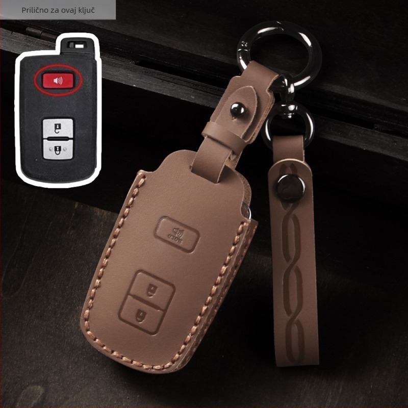 Toyota kućište za ključ – koža od krave, retro stil, prilagodljivo
