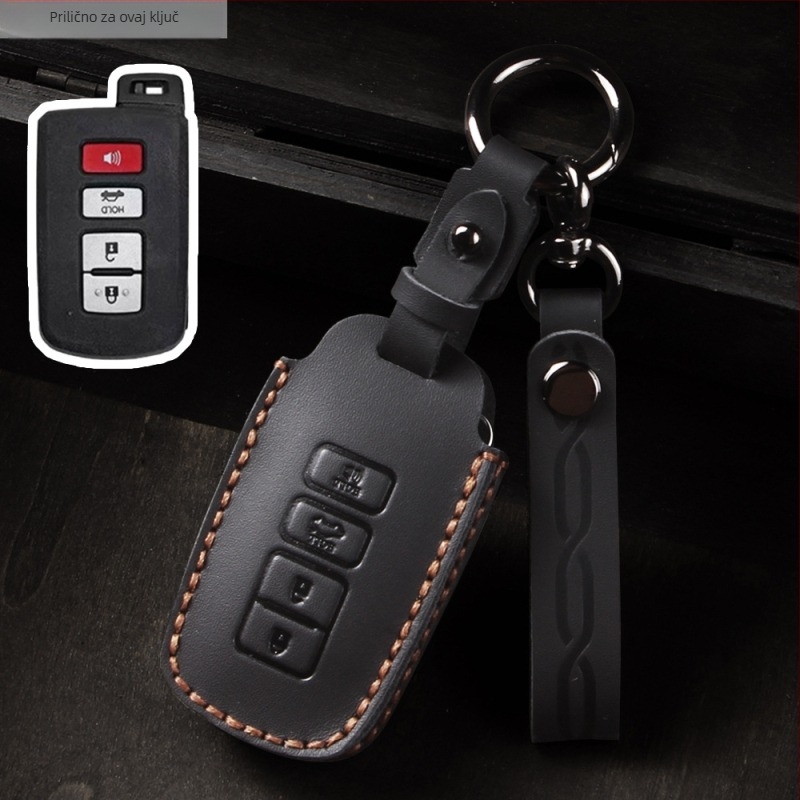 Toyota kućište za ključ – koža od krave, retro stil, prilagodljivo