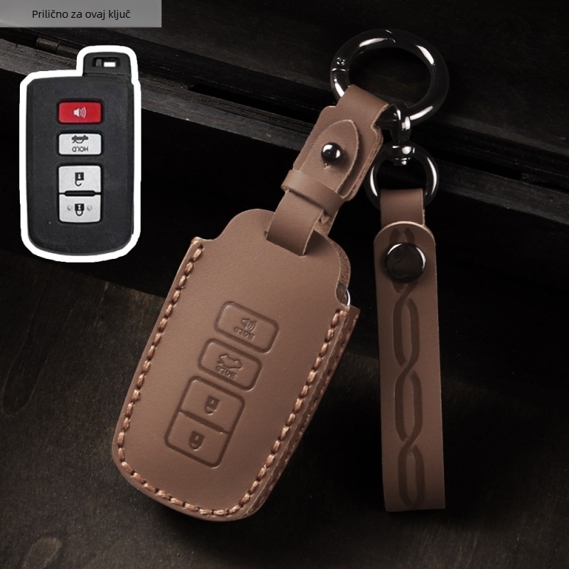 Toyota kućište za ključ – koža od krave, retro stil, prilagodljivo