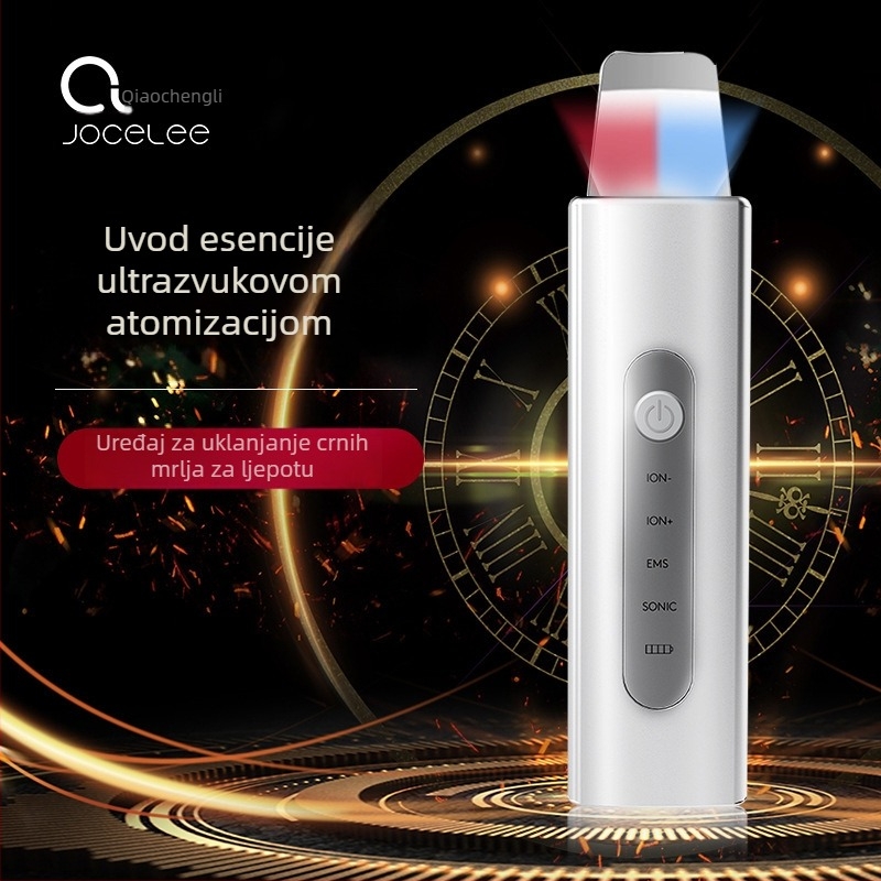 Ultrazvučni uređaj za piling kože s uklanjanjem crnih mrlja i exfolijacijom, mikrostrujno čišćenje i infuzija, 3 brzine, modeli C2/C4