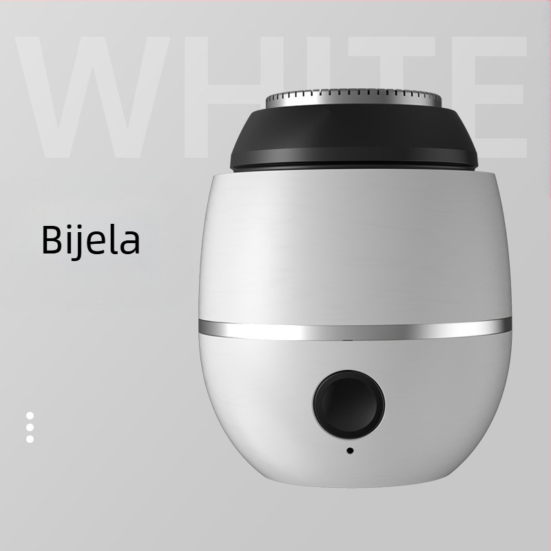 Električna britvica za muškarce, USB punjenje, prijenosna mini putna britva, kompaktna i snažna, s ugrađenom baterijom 300–500 mAh, motor s četkicama, buka ispod 36 dB