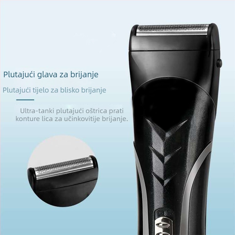 Fly nits 5388 Set za kosu: Kosič, Brijač i Trimer za nos, Bezčetkasti motor, Titanijumovi noževi, Ugrađena baterija 500–800 mAh, Rad 1–3 h, Tiho < 36 dB