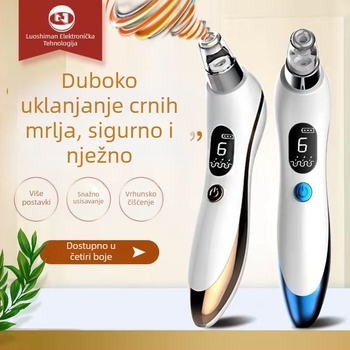 Roseman 810 usisavajući uređaj za crne mitise s ultrazvučnom vibracijom – 6 postavki, toplinska/chladna kompresija, masaža s negativnim jonima