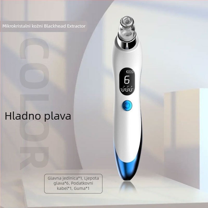 Roseman 810 usisavajući uređaj za crne mitise s ultrazvučnom vibracijom – 6 postavki, toplinska/chladna kompresija, masaža s negativnim jonima