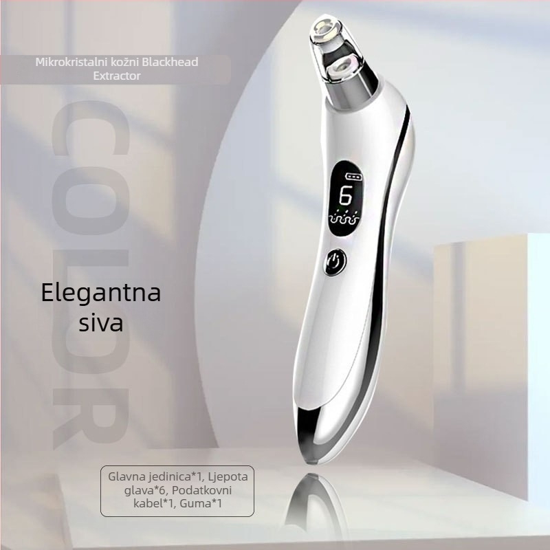 Roseman 810 usisavajući uređaj za crne mitise s ultrazvučnom vibracijom – 6 postavki, toplinska/chladna kompresija, masaža s negativnim jonima