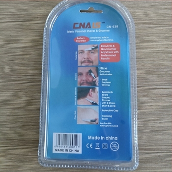 Muški električni trimer za nosnu kosu i obrve – AILISI; Materijal: plastika, nehrđajući čelik; Privatna etiketa dostupna