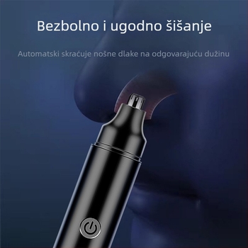 Trimer za nosne dlačice za muškarce - ugrađena baterija, dugi vijek baterije, 100–300 mAh, nije perivo