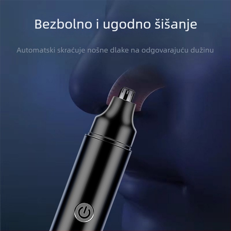 Trimer za nosne dlačice za muškarce - ugrađena baterija, dugi vijek baterije, 100–300 mAh, nije perivo