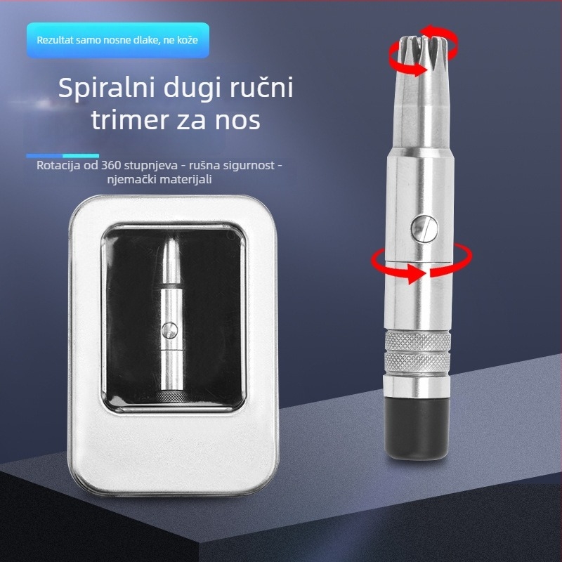 Nosački trimer od nehrđajućeg čelika, ručni, Twist Trim, perivo, kompaktnost