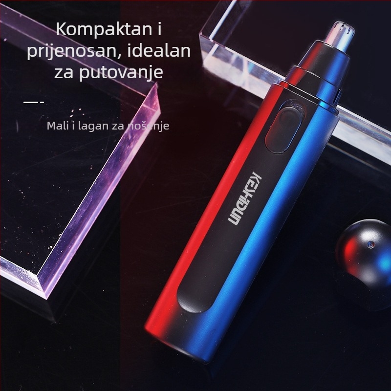 COSTON Električni trimer nosnih dlačica – baterijski, vodootporan, kapacitet baterije 50–100 mAh, zamjenjiva baterija, trajanje rada preko 7 dana