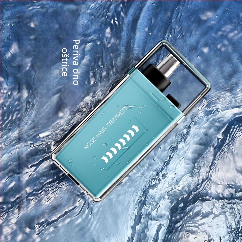 Trimer za nosnu kosu, punjiv, vodootporan i periv, s ugrađenom baterijom, trajanje baterije 7+ dana