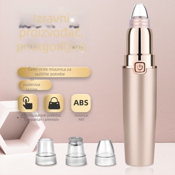 Uređaj za usisavanje crnih mitiser, trostupanjski podesivi čistač pora, mikrokrystalno uklanjanje akni, prijenosni uređaj za čišćenje lica