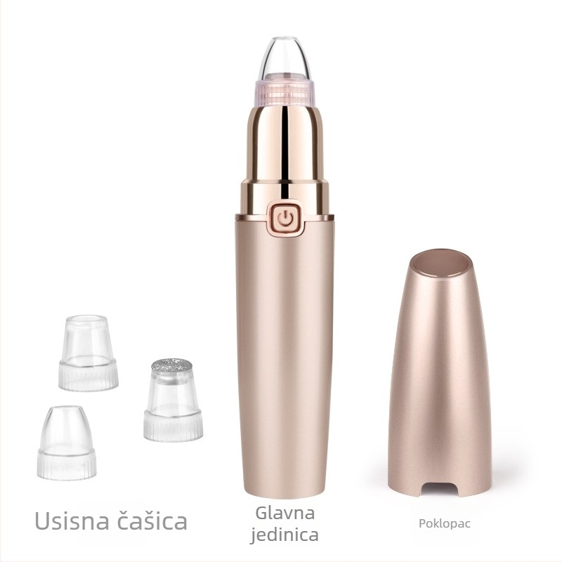 Uređaj za usisavanje crnih mitiser, trostupanjski podesivi čistač pora, mikrokrystalno uklanjanje akni, prijenosni uređaj za čišćenje lica