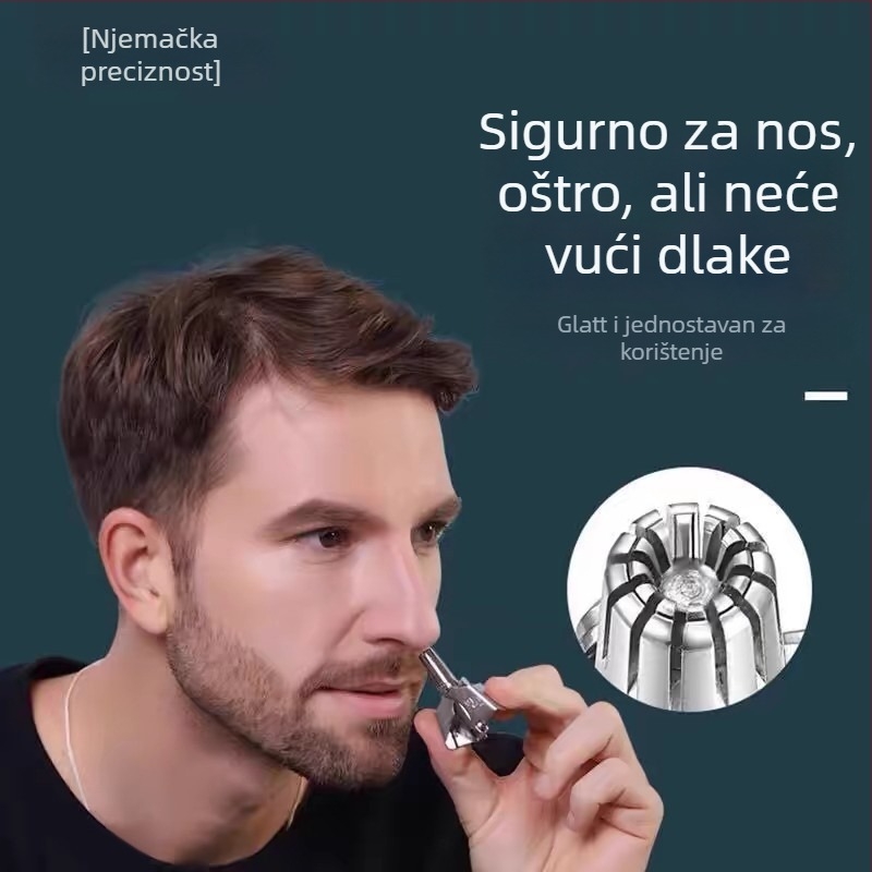 Trimer za nos – ručni i električni, napajanje iz vozila, periv
