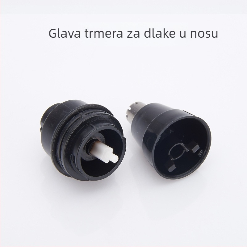 Višenamjenski električni brijač s zamjenjivim nastavkom za nosnu dlaku, periv, punjiv