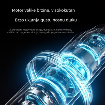 Električni trimer za nosne dlačice, USB punjenje, ugrađena baterija 100–300 mAh, kompaktnog dizajna, odvojiva glava za čišćenje, trajanje baterije više od 15 dana