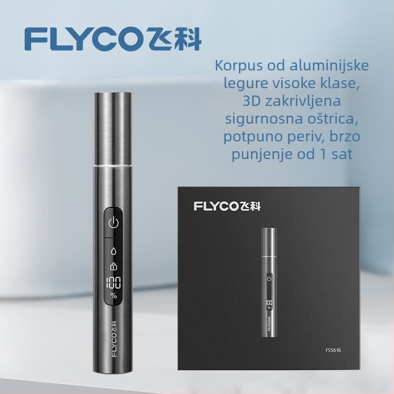 Električni trimer za nosne dlačice FS5616 | Kabelski model, čišćenje cijelog tijela, podrezivanje nosnih dlačica