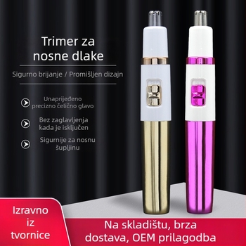 Električni trimer nosnih dlačica – ABS kućište, baterijsko napajanje, prenosno, 24 g, nije za pranje