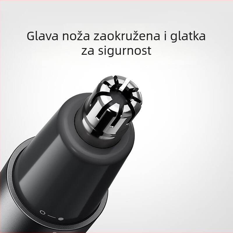Oštrica za nosni trimer s magnetskim pričvršćivanjem – odvojiva i periva oštrica, kompatibilna s Mijia, punjenje preko ugrađene baterije ≤50 mAh, trajanje baterije >7 dana