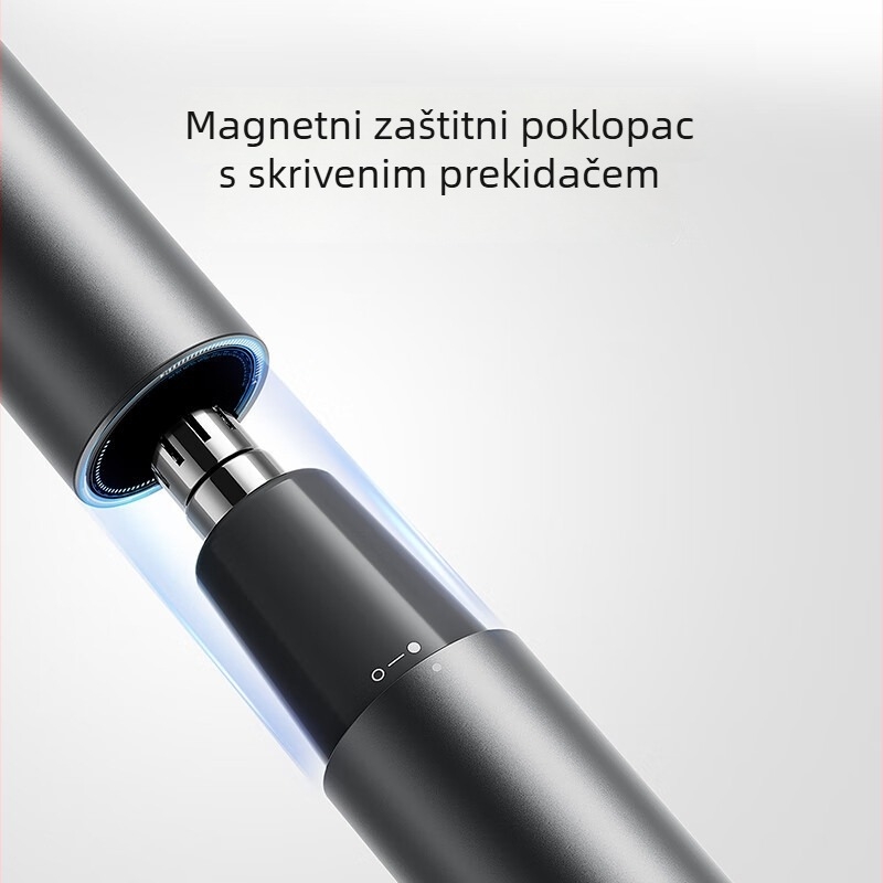 Oštrica za nosni trimer s magnetskim pričvršćivanjem – odvojiva i periva oštrica, kompatibilna s Mijia, punjenje preko ugrađene baterije ≤50 mAh, trajanje baterije >7 dana