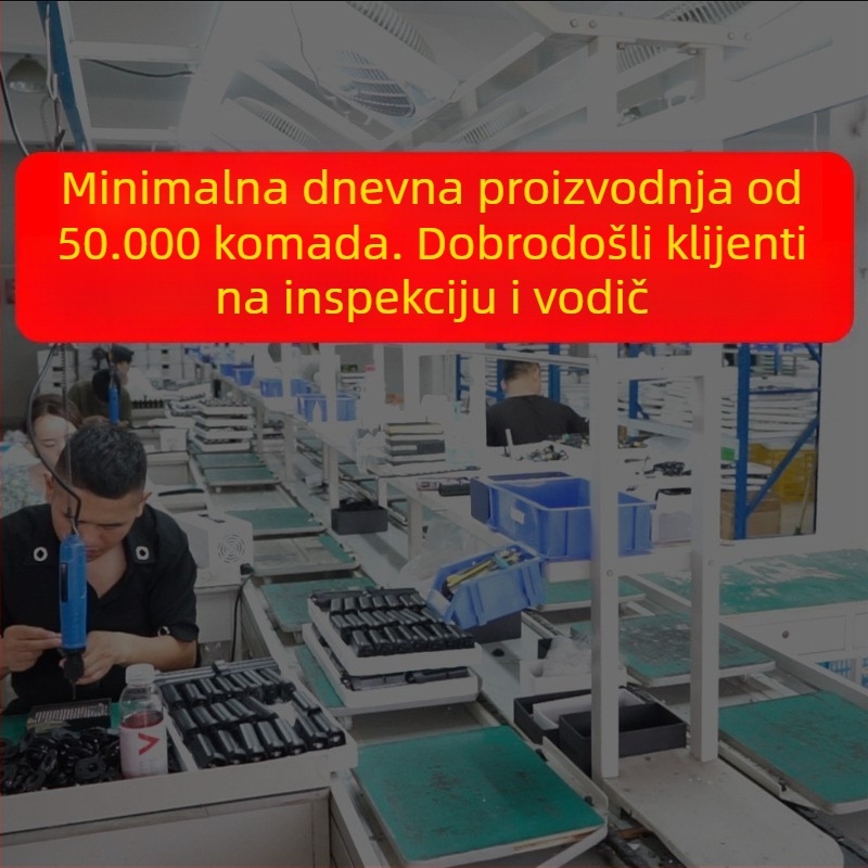 Električna britvica s recirkirajućom 3-ostrugom glavom, ugrađena baterija 500–800 mAh, 60 minuta rada, prenosna, periva