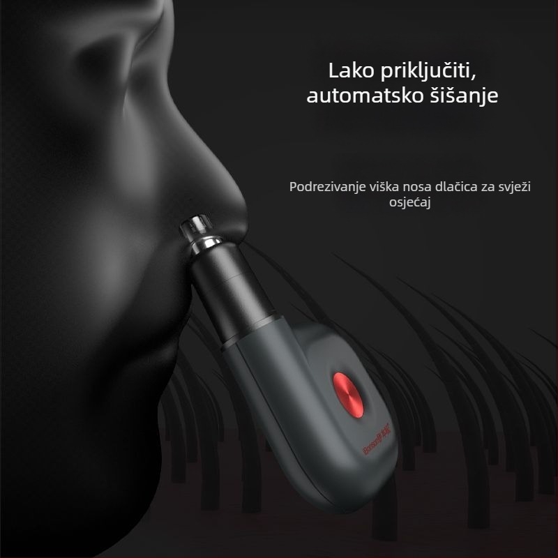 Mali električni trimer za nos, prijenosni, mrežno napajanje, plastični, za muškarce i žene
