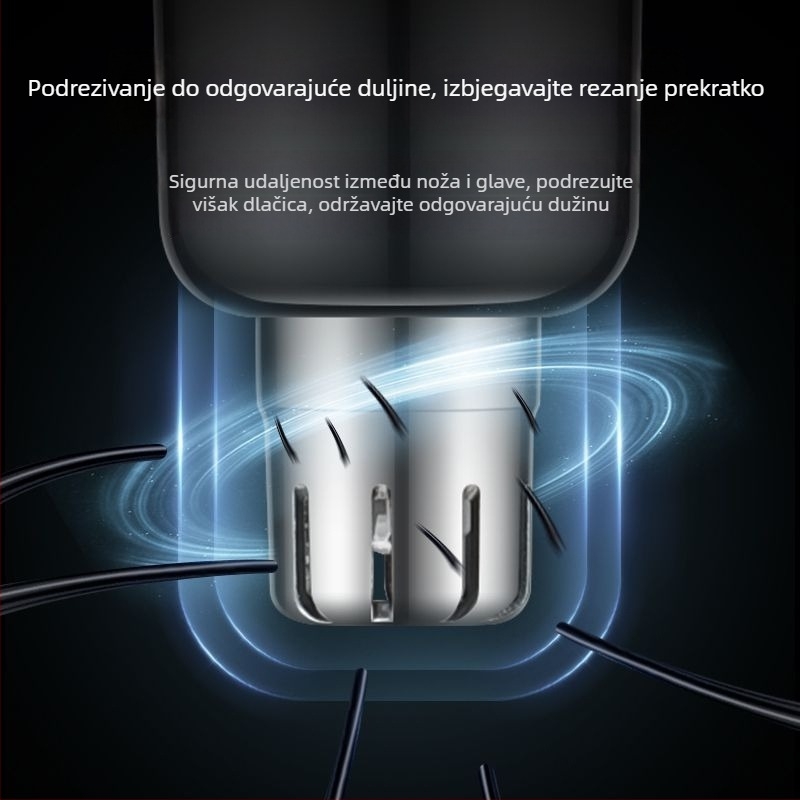 Mali električni trimer za nos, prijenosni, mrežno napajanje, plastični, za muškarce i žene