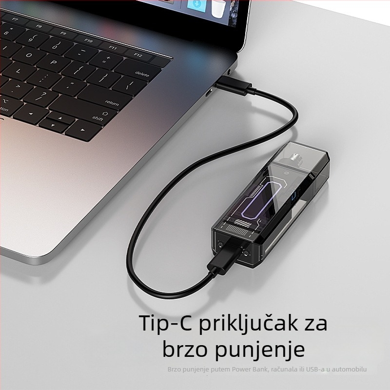 Električni trimer za nosnu kosu, s ugrađenom baterijom, punjiv, cijelo tijelo se pere, ABS kućište, trajanje baterije preko 30 dana