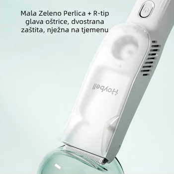 Dječji električni clipper za kosu sa tihim radom i automatskim usisavanjem dlačica, punjivi, 12W, vodootporan, branda Good ibe