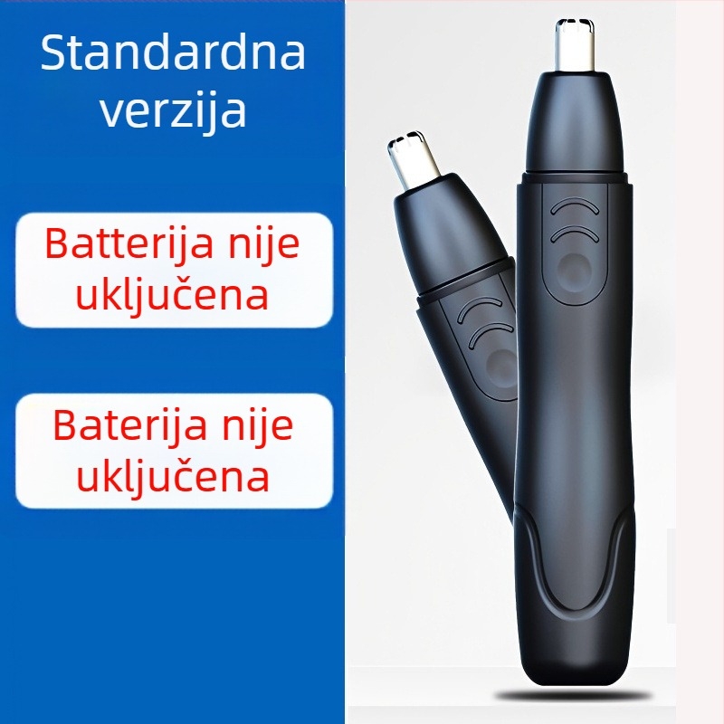 Električni trimer za nosne dlačice, napajanje suha baterija, nema ugrađene baterije, nije periv