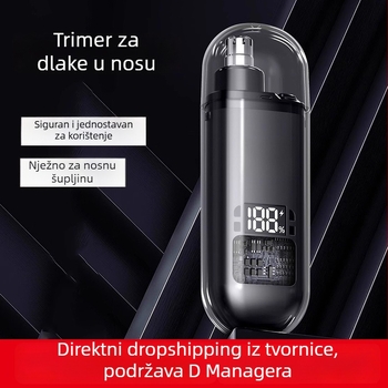 Novi električni trimer za nos za muškarce, poseban alat za čišćenje nosnih dlačica i podrezivanje nosnica, model 2971
