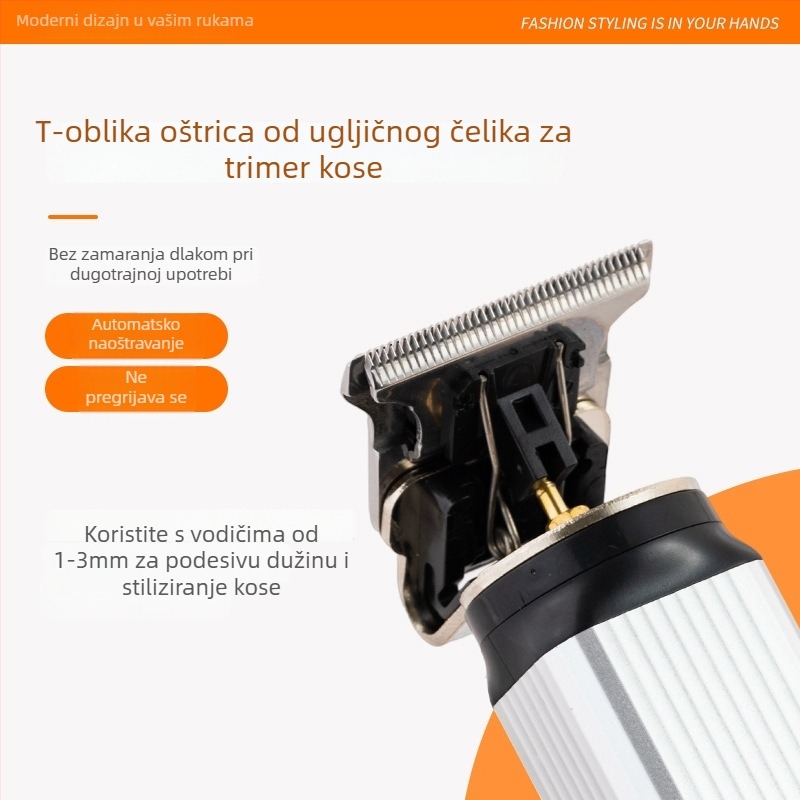 SH-530 3-u-1 uređaj za kosu i brijanje, USB napajanje, električni motor s četkama, zamjenjive glave za kosu, brijanje i nosne dlačice, odvojiva i periva glavica rezača