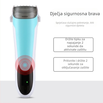 Moco Baby Hair Clipper – punjivi, vodootporni, pogodan za bebe
