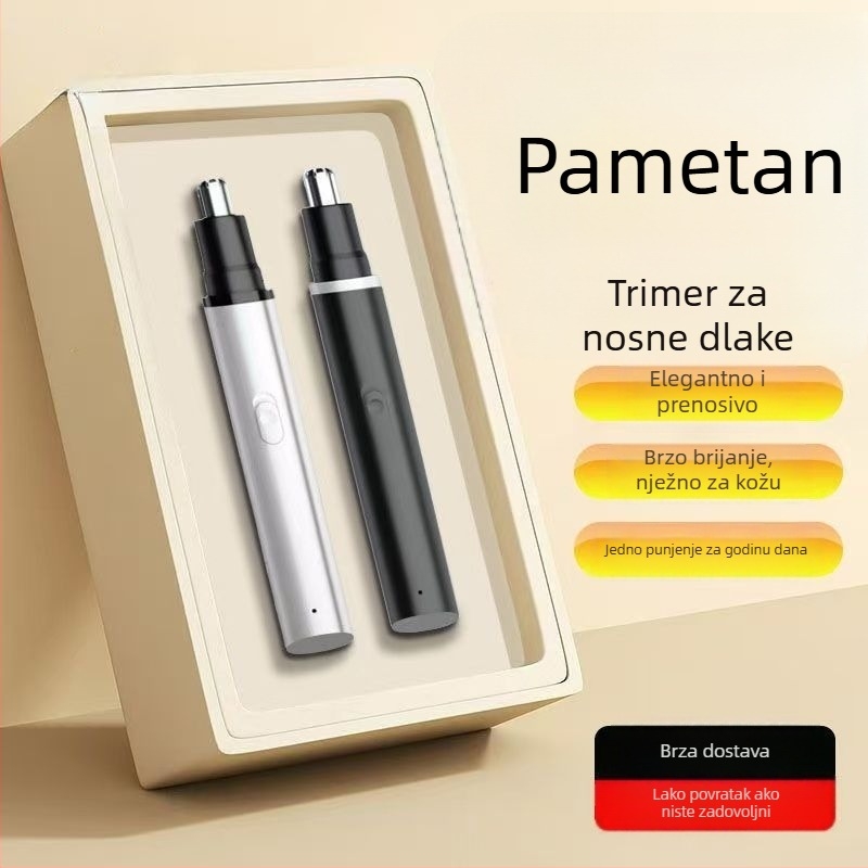 Muški nosni dlačice trimer, mrežno napajanje, bez baterije, nije periv