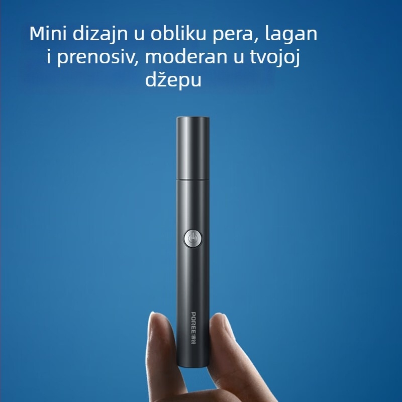 Električni trimer za nos za muškarce, prenosiv i kompaktan, PN1255, napajanje iz mreže