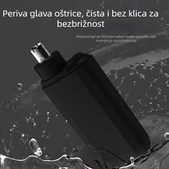 Električni trimer za nos za muškarce i žene, učinkovito uklanjanje i podrezivanje nosnih dlačica