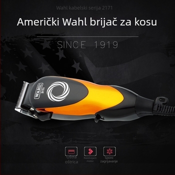 Wall 2171 kabelska mašina za šišanje kose, motor s četkom, oštrica od titanijskog legura, odvojiva periva glava