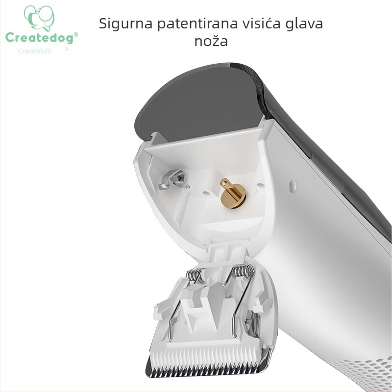 Dječji električni šišač za kosu s keramičkom oštricom, brush motor, ugrađena punjiva baterija 500–800 mAh, vodootporan i periv, do 1 sat rada