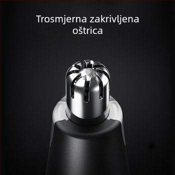 RESUXI set za kosu s nosa trimerom, električni vodootporni, oštrice od nehrđajućeg čelika, platnena torbica