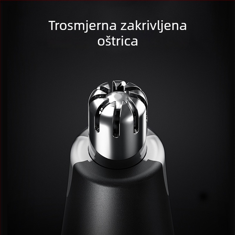 RESUXI set za kosu s nosa trimerom, električni vodootporni, oštrice od nehrđajućeg čelika, platnena torbica