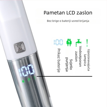 Ženski USB punjivi električni brijač i trimming set, potpuno perivo tijelo, nehrđajuća oštrica, četkani motor, FR-998, 320 g, mokro i suho korištenje