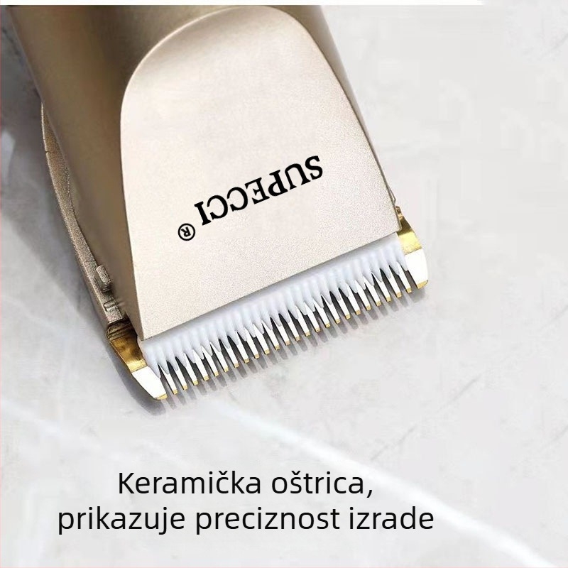 Šišač za kosu – punjivi, keramička oštrica, univerzalna primjena, nije pogodan za pranje