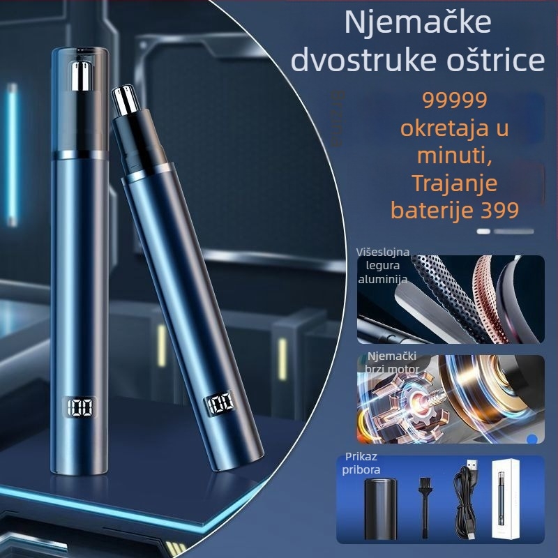 Električni trimer nosnih dlačica za muškarce i žene