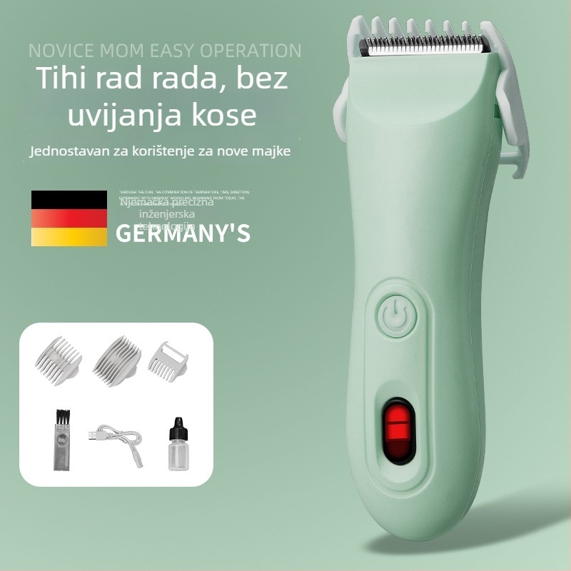 Mašina za šišanje kose TS-006, Punjiva, tiha, kućna upotreba, keramička oštrica, 5W, vodootporna