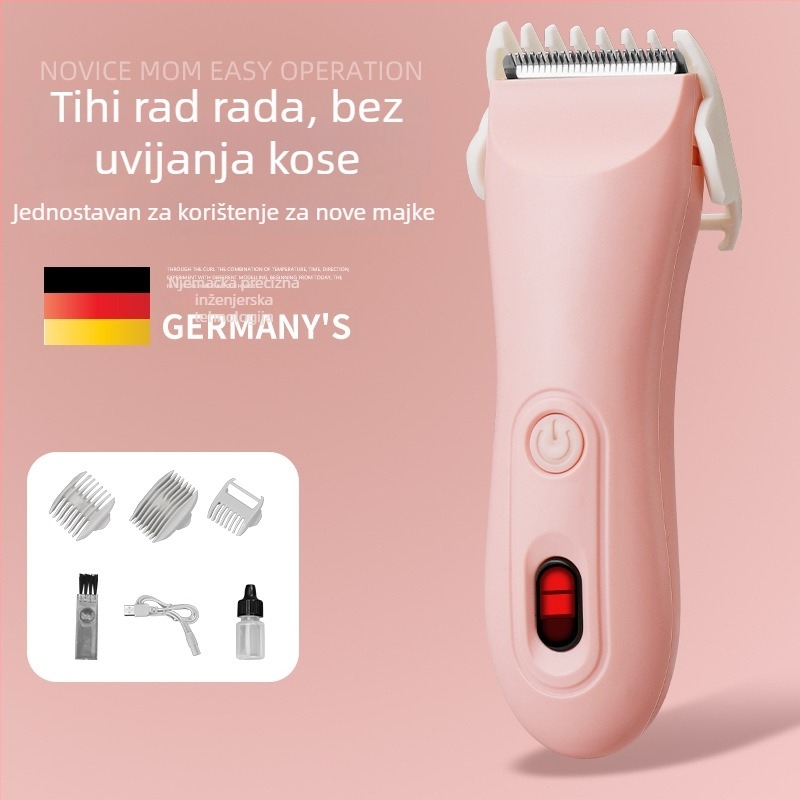 Mašina za šišanje kose TS-006, Punjiva, tiha, kućna upotreba, keramička oštrica, 5W, vodootporna