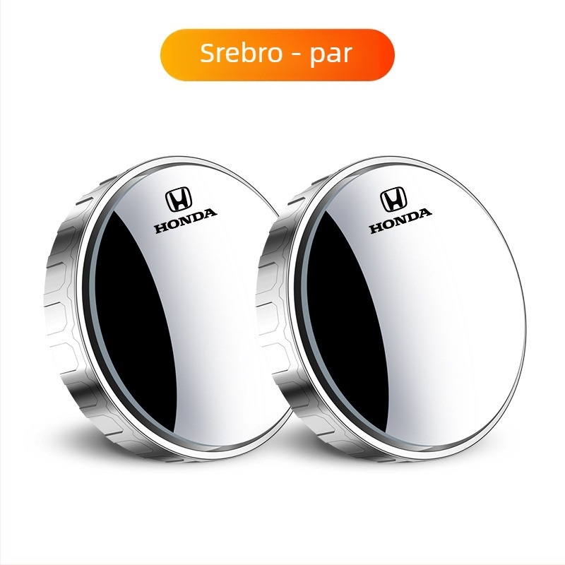 Auto retrovizor s malim okruglim ogledalom za mrtvu zonu, ABS + staklo konstrukcija, univerzalna prilagodba, 180° podešavanje