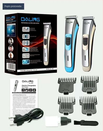 Daling DL-1053 električni šišač za kosu, punjivi, univerzalna upotreba, 220V