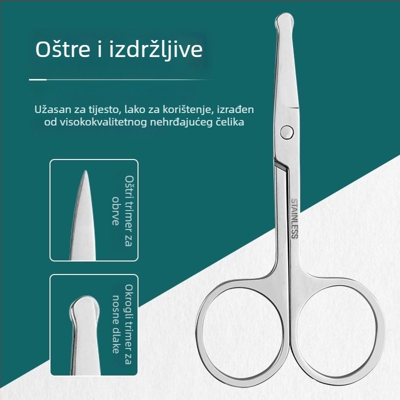 Trimer za nosne dlačice s okruglom glavom, mrežno napajanje, nije za pranje