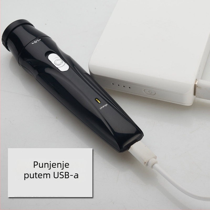 Tri u jednom električni trimer za nosne dlačice, ABS kućište, punjivi, 125 g, nije za pranje