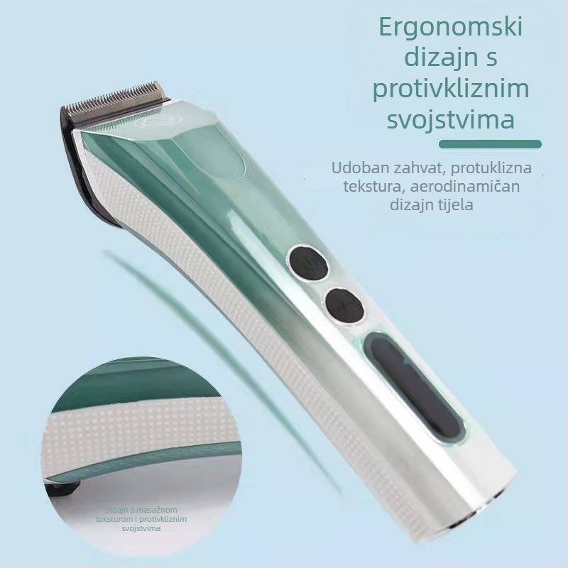 Električna mašinica za kosu 986F, punjiva, oštrica od nehrđajućeg čelika, univerzalna upotreba